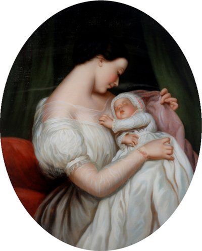 Donna e bambino da Unknown